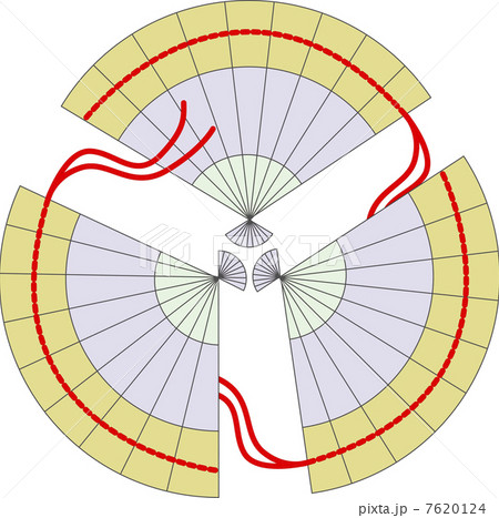 三つ扇 7620124
