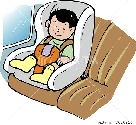 チャイルドシートのイラスト素材 チャイルドシートのイラスト素材