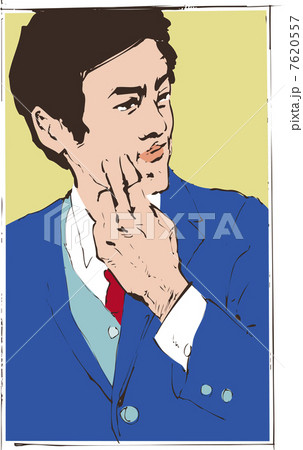 男性ファッション画 7620557