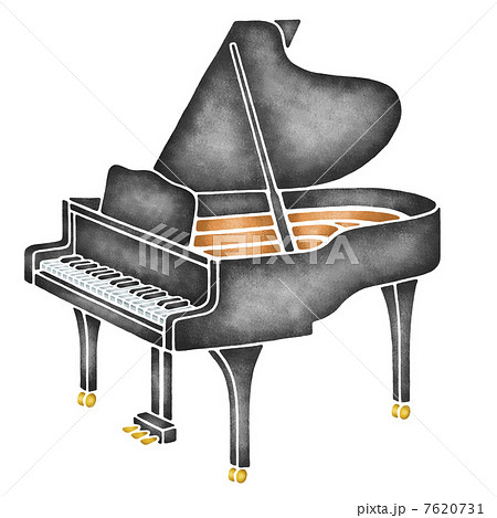 Grand Piano Stock Illustration