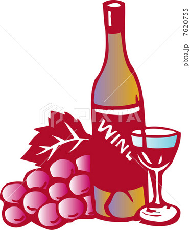 ワインのイラスト素材