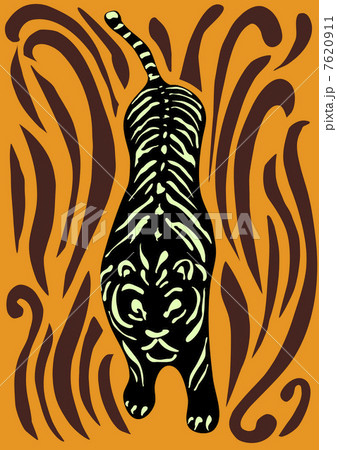 トラが燃える 7620911