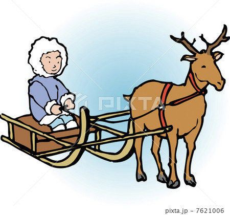 トナカイのソリ 7621006
