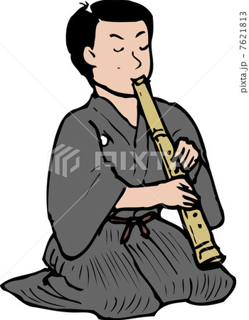 尺八奏者 7621813