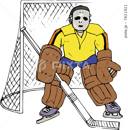 ゴールキーパーのイラスト素材