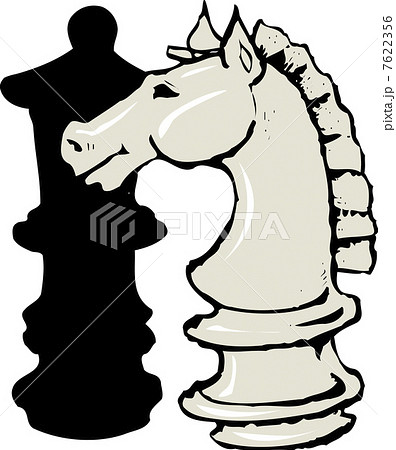 チェスのコマのイラスト素材