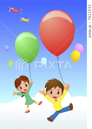 子供と風船 7622542