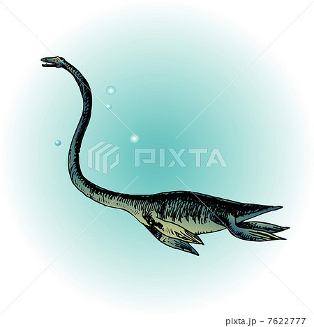 エラスモサウルスのイラスト素材 [7622777] PIXTA