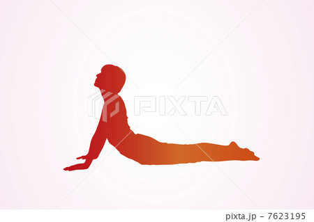 ヨガシルエット 7623195