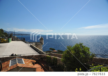 地中海を望むモナコ公園 7627633