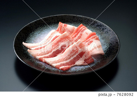 肉　焼き肉　豚　豚バラ　豚肉　サムギョプサル　豚スライス　 7628092
