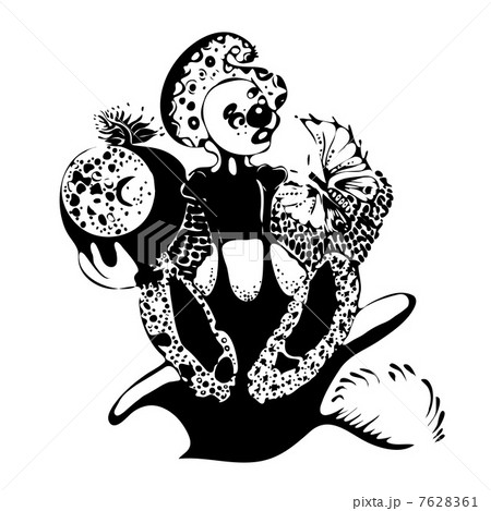 Abstract clown Abstract clown 7628361