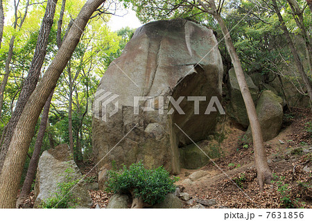 小豆島　大阪城石垣石切丁場跡天狗岩丁場 7631856