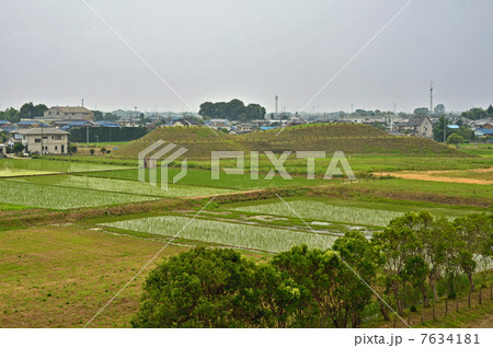 さきたま散歩・稲荷山古墳より将軍山古墳を見る さきたま散歩・稲荷山古墳より将軍山古墳を見る 7634181