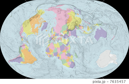 世界全図 7635457