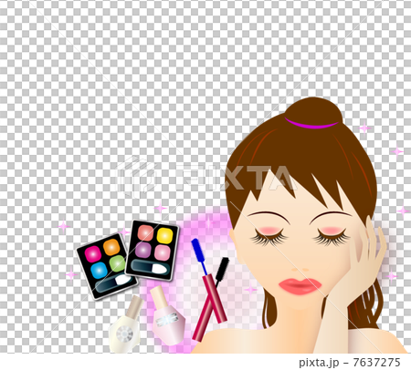 Cosmetics (makeup supplies) and women Cosmetics (makeup supplies) and women 7637275