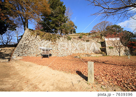 備中松山城・三の丸から見た石垣 7639396