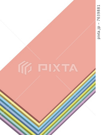 カラフルなレイヤー 7639881