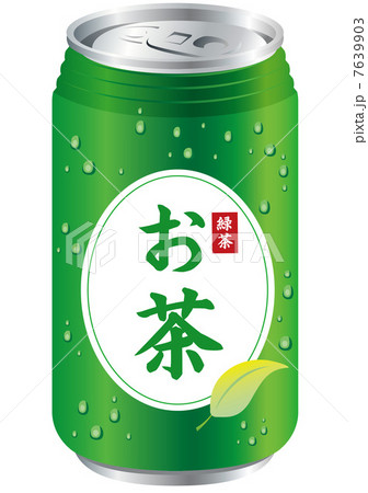 drinks japanese tea cans Vector  7639903