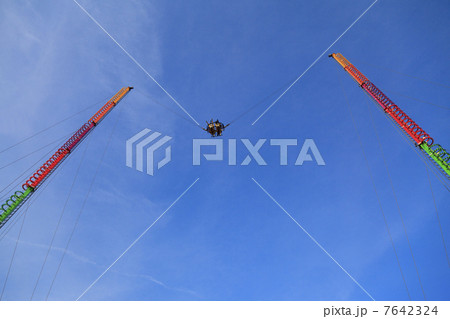 砂絵　逆バンジー コニーアイランドの逆パンジーの写真素材 [7642324] - PIXTA