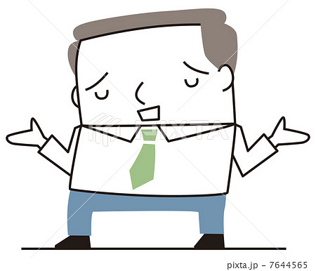呆れるビジネスマン 7644565