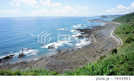 鬼の洗濯板（宮崎 日南海岸） 7644961