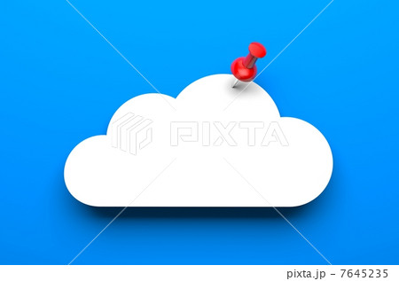 Cloud with pin 7645235