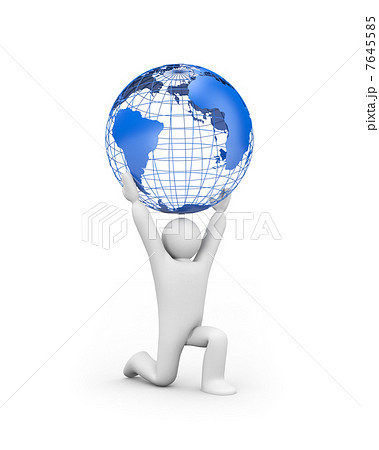 Person holding the world Person holding the world 7645585