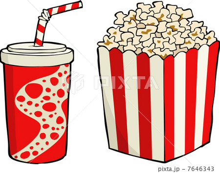 Popcornのイラスト素材