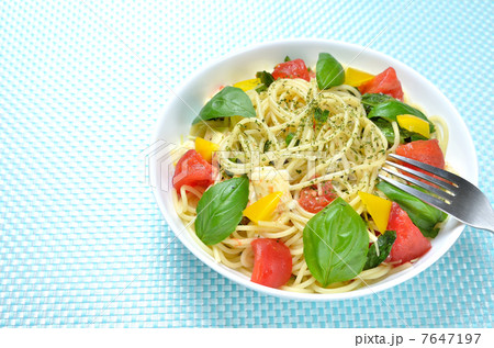 冷製パスタ(ハイアングル) 冷製パスタ(ハイアングル) 7647197