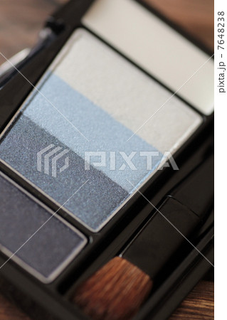 新品の寒色系アイシャドウとチップ　化粧品 7648238