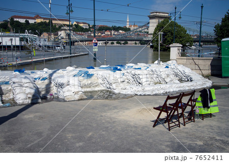 Budapest Hungary Danube Flood 2043 Budapest Hungary Danube Flood 2043 7652411