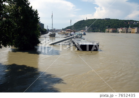 Budapest Hungary Danube Flood 2030 7652435