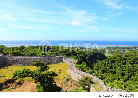 今帰仁城・大隅からみた外郭 7652604