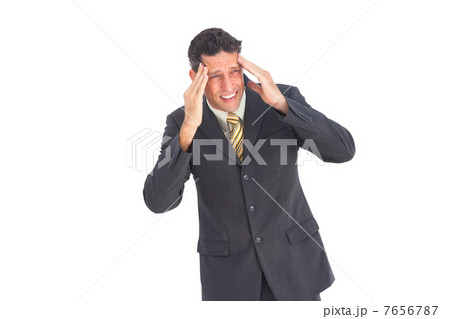 Fearful businessman Fearful businessman 7656787