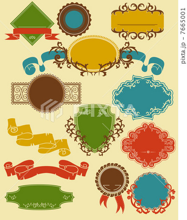 Set of color frames 7665001