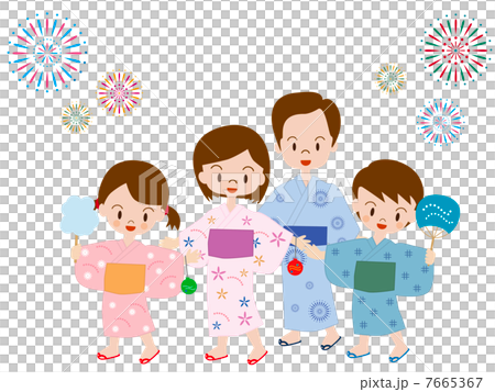 夏季節日家庭 7665367