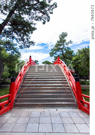 住吉大社 太鼓橋 住吉大社 太鼓橋 7665672