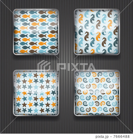 4 Shiny Icons 7666488