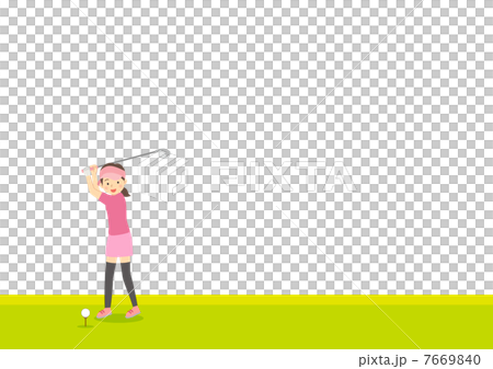 女子ゴルフ選手 女子ゴルフ選手 7669840