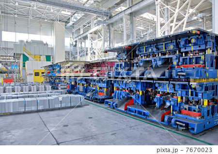 stamping lines in a car plant stamping lines in a car plant 7670023