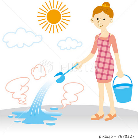 打ち水 打ち水 7670227