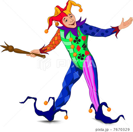 Jolly Joker in a bright dress Jolly Joker in a bright dress 7670329