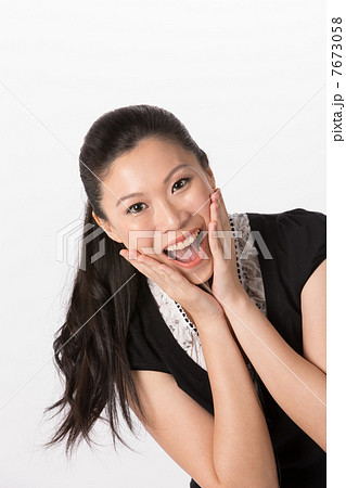 Woman looking happy. 7673058