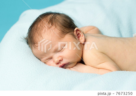 Newborn Baby Sleeping. 7673250