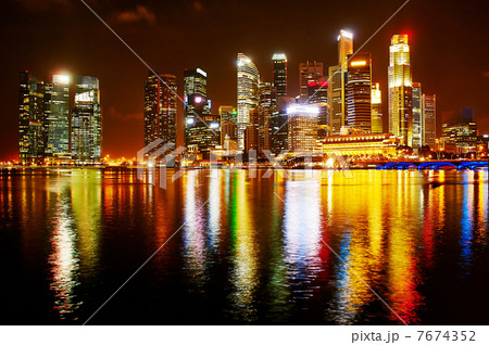 Neon lights of Singapore Neon lights of Singapore 7674352