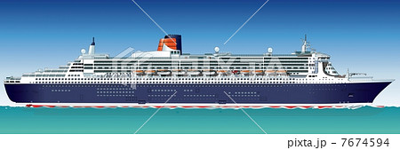 Vector hi-detailed cruise ship Vector hi-detailed cruise ship 7674594