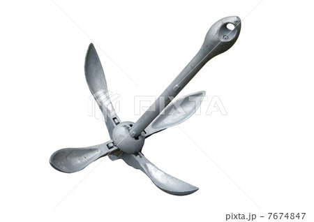 anchor on white background 7674847