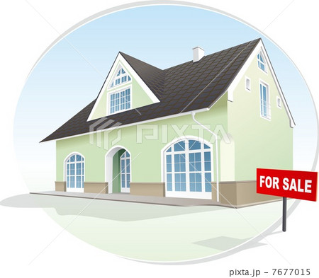 Home, house, realty, sign for sale. Vector illustration Home, house, realty, sign for sale. Vector illustration 7677015