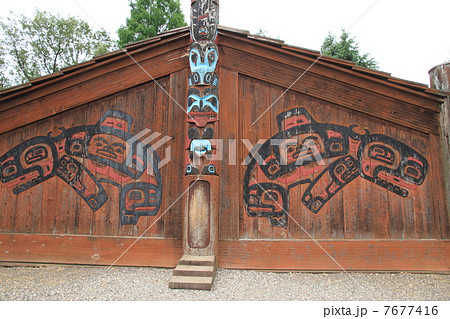 アラスカのトーテムポール アラスカのトーテムポール 7677416